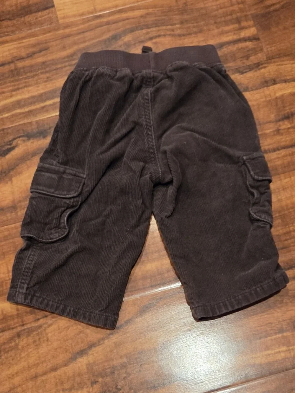 Gymboree EUC 6-12 Months Green Hooded Dino Sweater and Brown Corduroy Pants